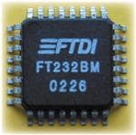 FTDI FT232BM förstorad bild