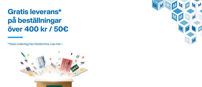 Gratis leverans* på beställningar över 400 kr / 50€. *Vissa undantag kan förekomma. Läs mer.