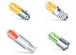 T-1 3/4 sub-miniatyr LED-reservlampa