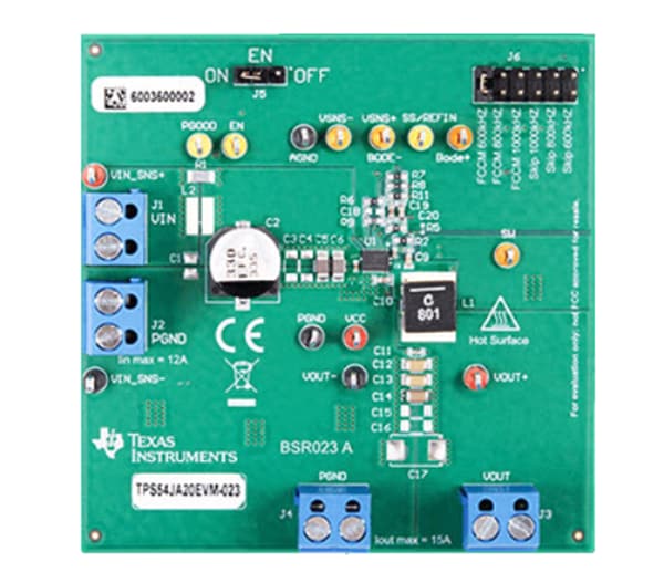 Mechanical Drawing - Texas Instruments TPS54JA20EVM-023 Evaluation Module (EVM)