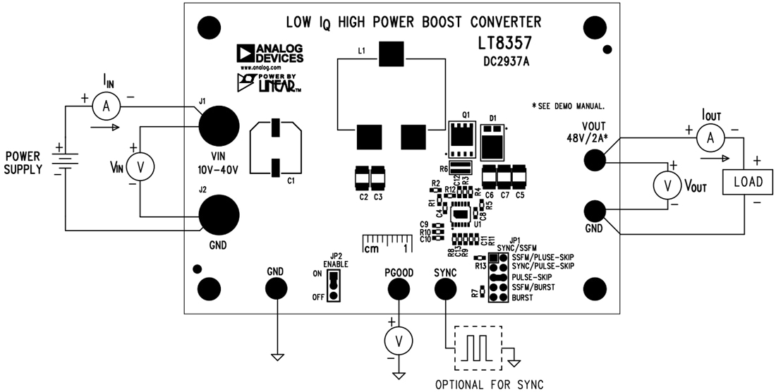 Mechanical Drawing - Analog Devices Inc. DC2937A Demo Circuit for LT8357