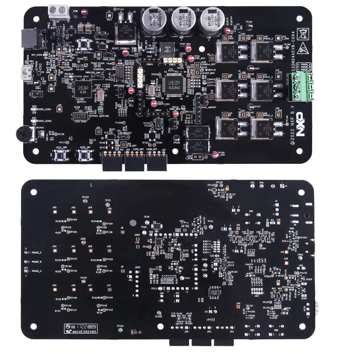 NXP Semiconductors S32M2 PMSM/BLDC Motor Control Evaluation Boards