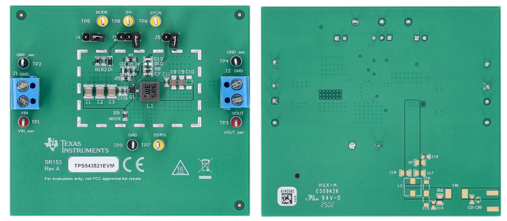 Texas Instruments TPS543521EVM Evaluation Module