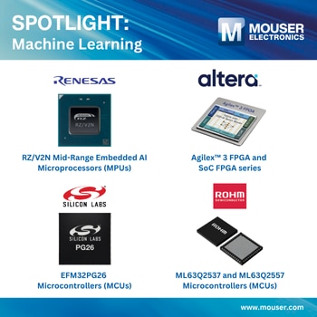 Learn more about machine learning hardware solutions available from Mouser