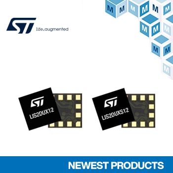 Learn more about the LIS2DUXS12 AI-enhanced smart accelerometer