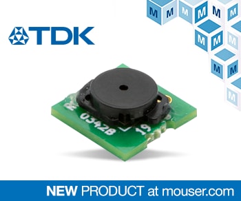 Now at Mouser: InvenSense MOD_CH101 and DK-CH101 Ultrasonic Time-of-Flight Sensor Solutions